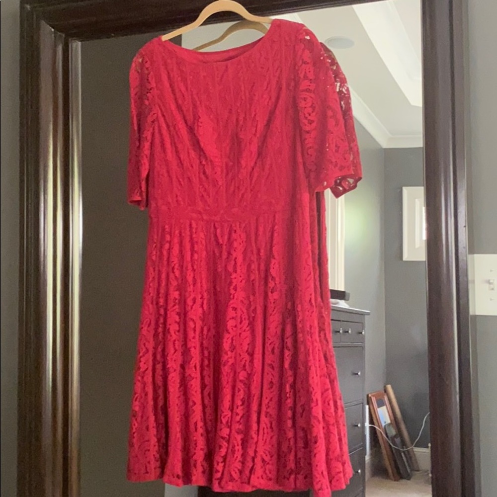 Arianna Papell Red Cocktail Dress